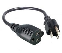 Extension NEMA1-15P to 15J