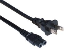 Notebook IEC320 C7 to NEMA 1-15P